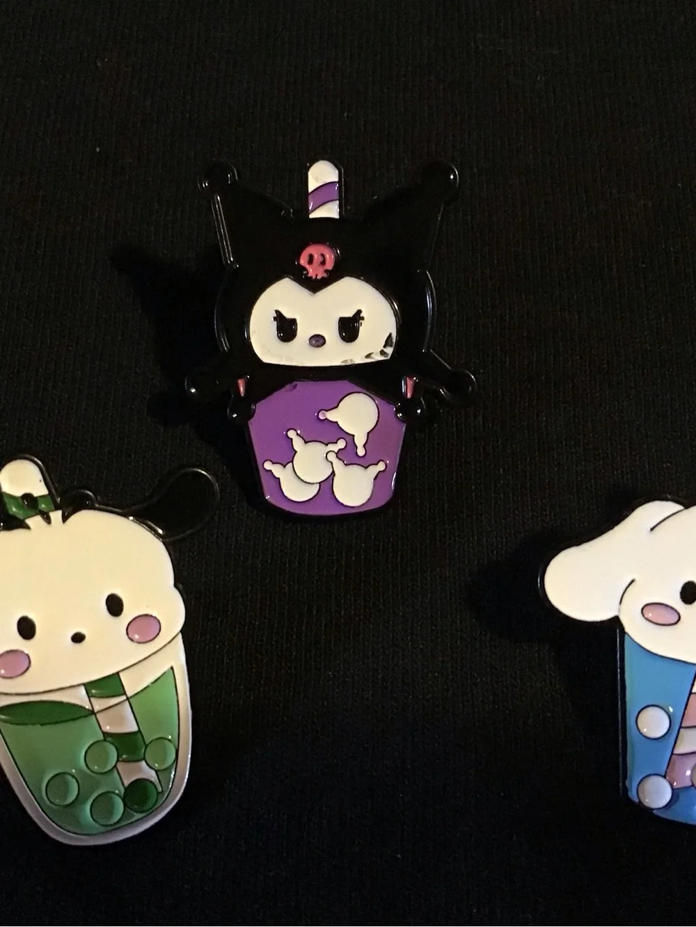 Sanrio Pastel Character Boba mini magnet set